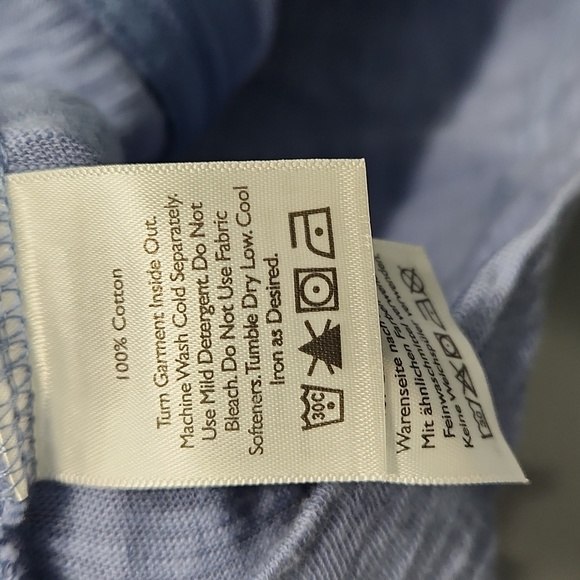 NWOT Eddie Bauer 3/4 Sleeve Hoodie Jacket Blue Purple Lilac Lavender Aztec Geo - Picture 7 of 7